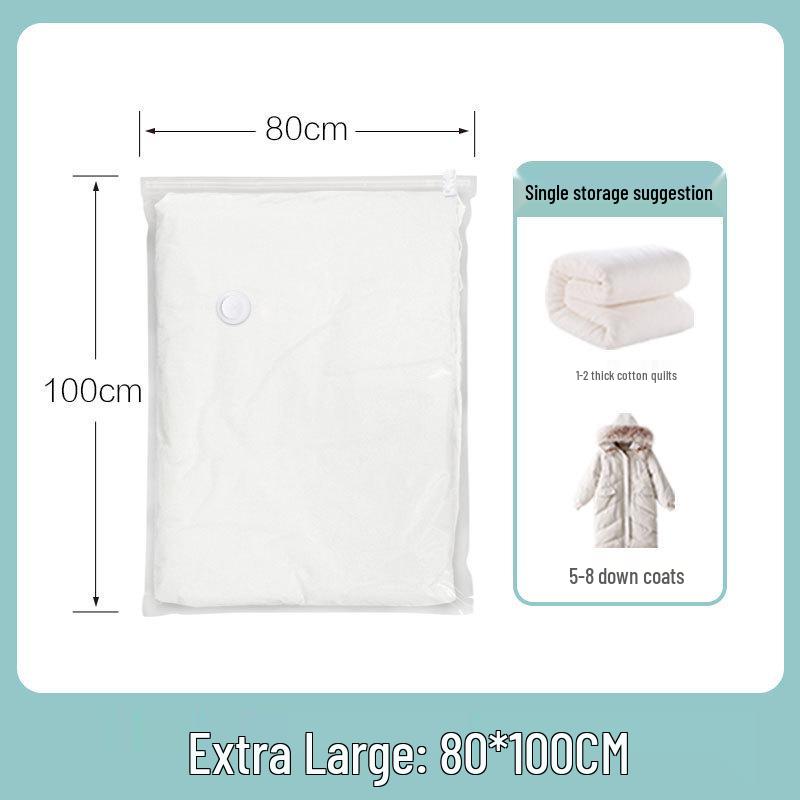 Thickened Transparent Vacuum Compression Storage Bag for Home Quilts & Bedding