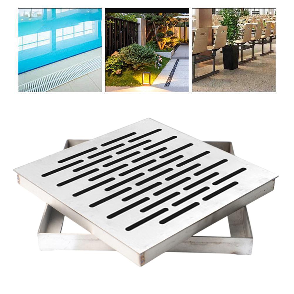 Capac de scurgere antiderapant din oțel inoxidabil cu design îmbunătățit pentru drenaj