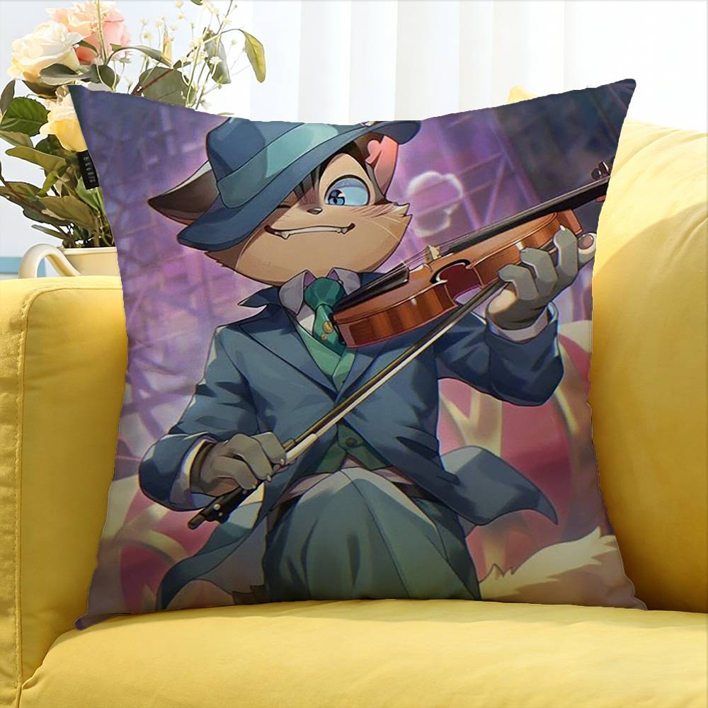 Lackadaisy Anime Animals   Various Sizes Square Pillow Case For Car Home Bedchamber Decor