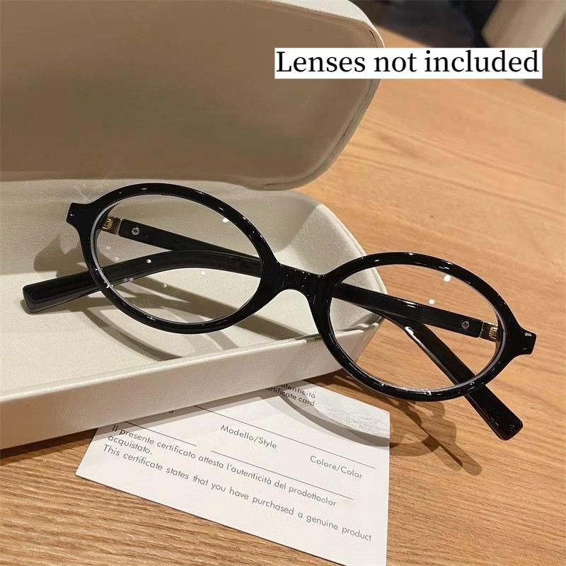 

Luxury Designer Popular Eyeglass Frames Fashion Vintage Small Frame Oval Men s Glasses Frames Women s INS Style Glasses