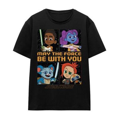 STAR WARS Koszulka dla dorosłych unisex Young Jedi Adventure Among The Stars