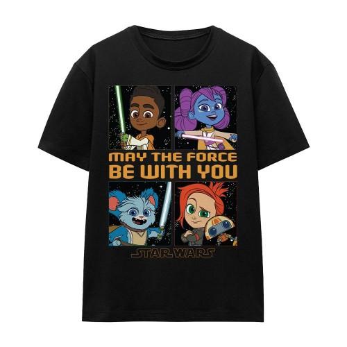Star Wars Unisex Adult Young Jedi Adventure Among The Stars T-Shirt