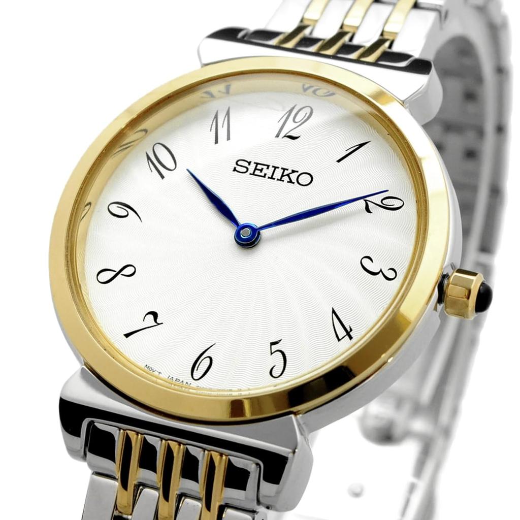 Seiko Quarz-Damenuhr SFQ800P1 Silber x Gold Overseas-Modell [Seiko] [Artikel]