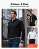 Men's Button Up Shirt, Mens Long Sleeve Wrinkle-free Button Down Dress Shirts, Slim Fit Soft Stretch Fabric for Business Casual or Formal, Work,