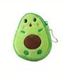 Funny Cartoon Avocado Shaped Purse, Plush Coin Purse, Portable Storage Pouch