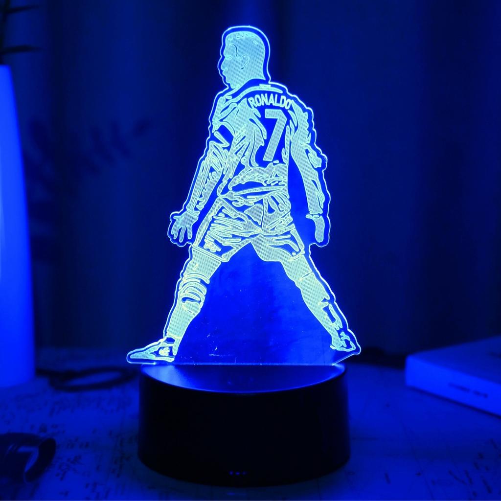 Athlete 3D Night Light USB Touch Colorful Light Room Atmosphere Light Gift Light.