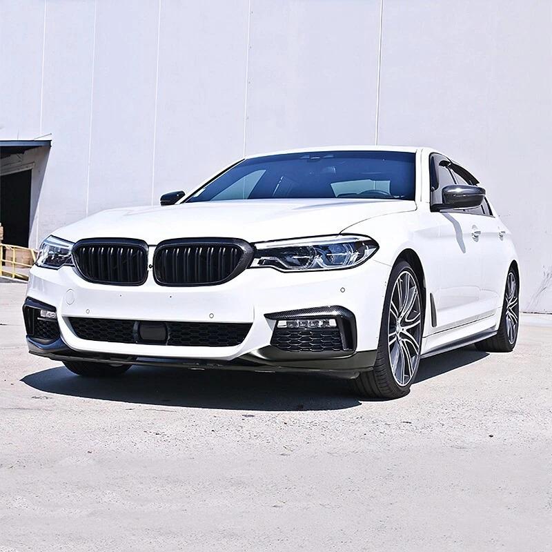 For BMW 5 Series G30 G31 M-Tech M Sport 2017-2020 High Quality 4PCS MP Style Car Front Lip Bumper Spoiler Body Kit Glossy Black