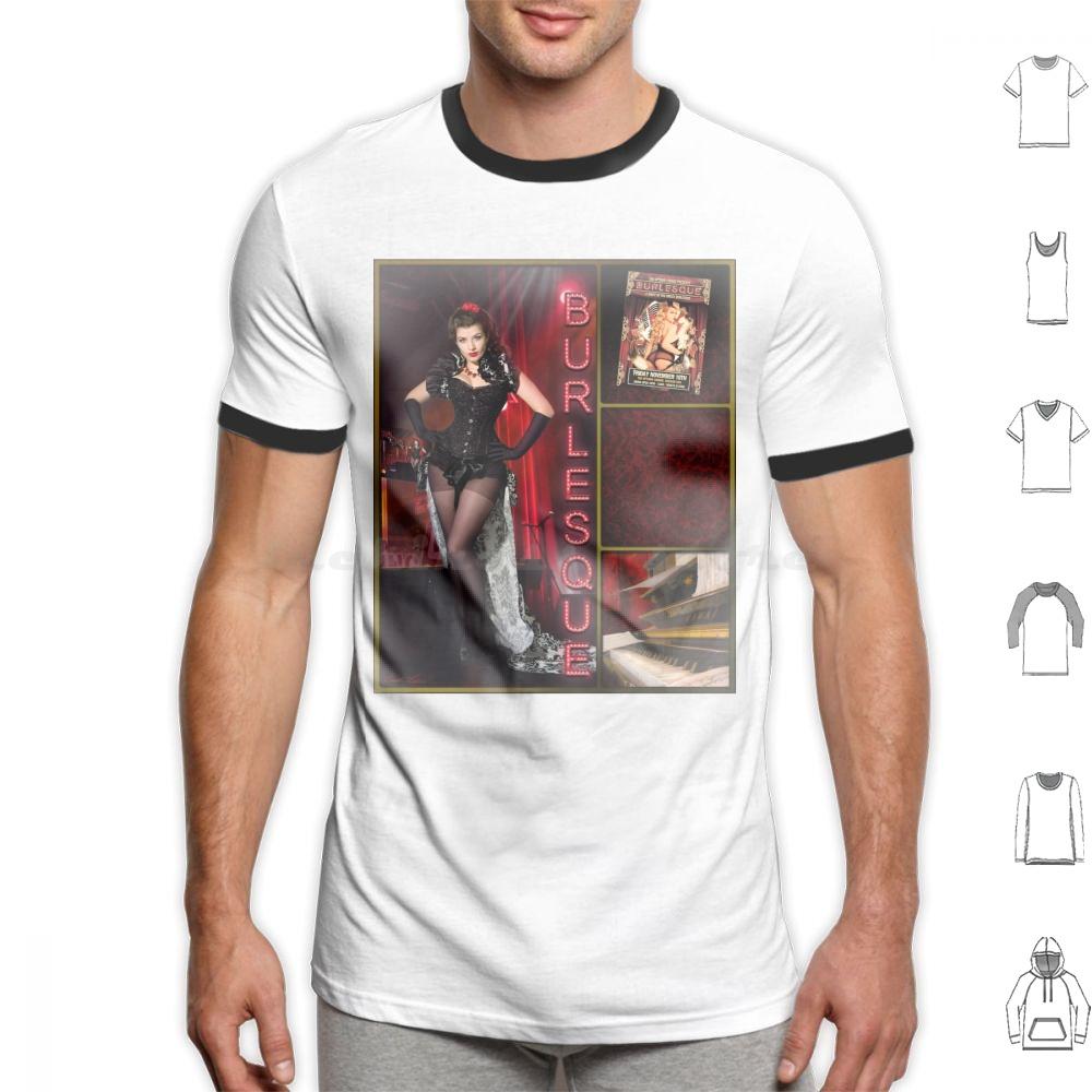 Dance SeriesBurlesque T Shirt Men Women Kids 6xl Dance Dancer Burlesque Music Triptych Red Woman Female Lindaleesart Linda
