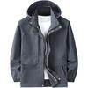 Men's Camouflage Hooded Jacket & Pants Set for Work & Outdoor Activities