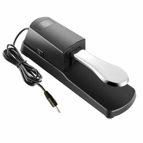 NikoMaku Digitální piano Tlumičový pedál, Nožní pedál, Sustain pedál, Není potřeba adaptér, 3,5mm jack, Univerzální pro malá digitální piana, Kompatibilní s S