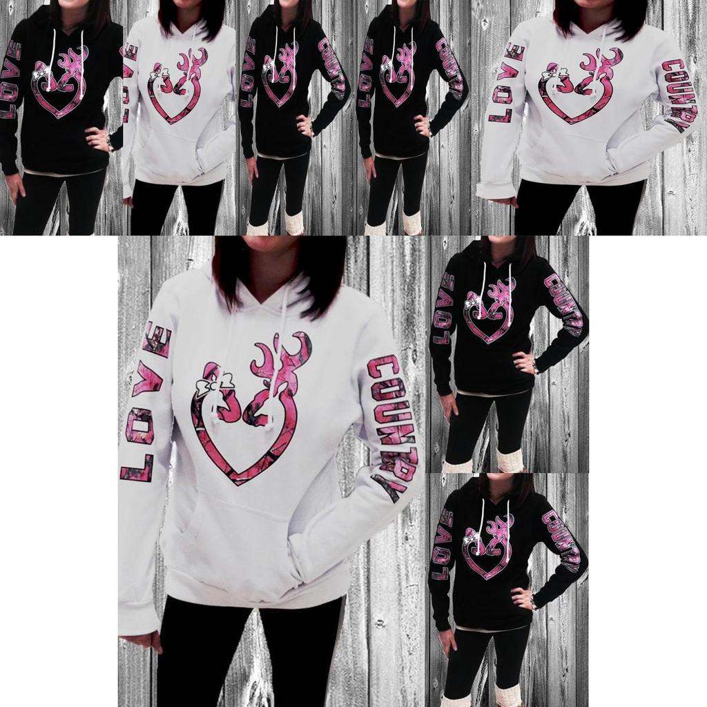 Premium Womens Long Sleeve Xmas Hoodie Sweatshirt Featuring Stylish Hooded Design
