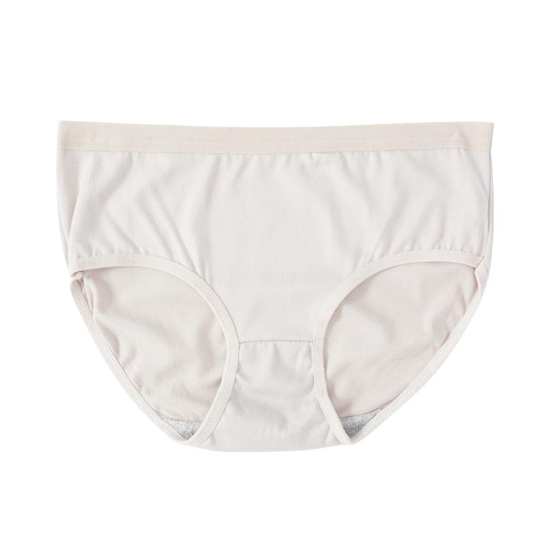 Women's Underwear Cotton Bottom Crotch Solid Color Simple Mid-waist Underwear Comfortable Girls Briefs Panties