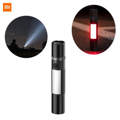 Mijia Multi-functional LED Flashlight Zoomable Ultra Bright Torch Window Breaker Safety Belt Cutter Car Emergency Light