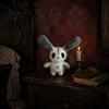 Creepy Cute Bunny Toy Halloween Horror Plush Toy, Rabbit Stuffed Animal Unique Photography Prop Doll for Kids, Soft Collectible Figurine Party