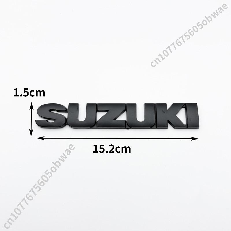 For Suzuki Swift Jimny Landy Alto vitara fronx SX4 Wagon R Rear Trunk Emblem Logo Badge Sticker Car Accessories Replacement