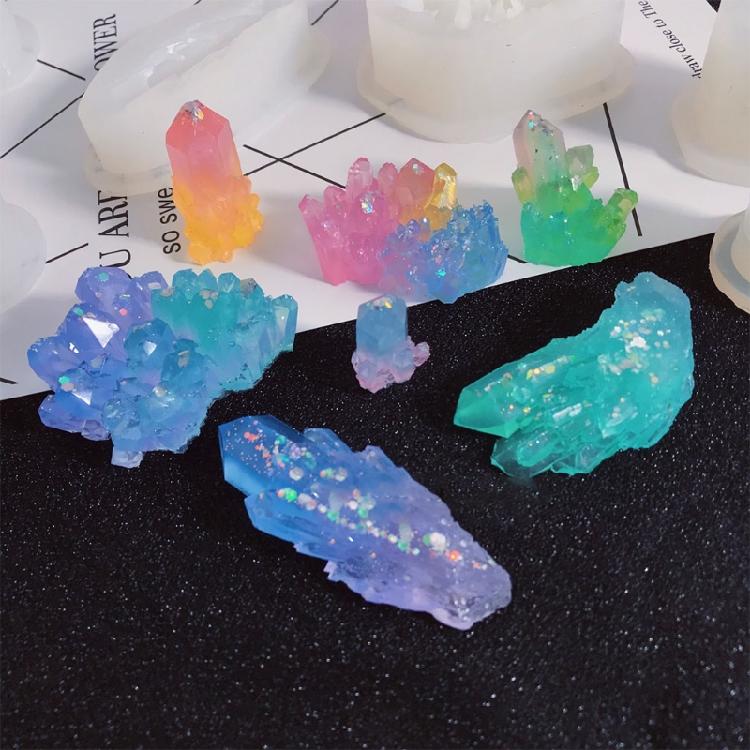 Epoxy Resin Mold Silicone Mould DIY Crafts Epoxy Mold DIY Crystal Cluster Mold