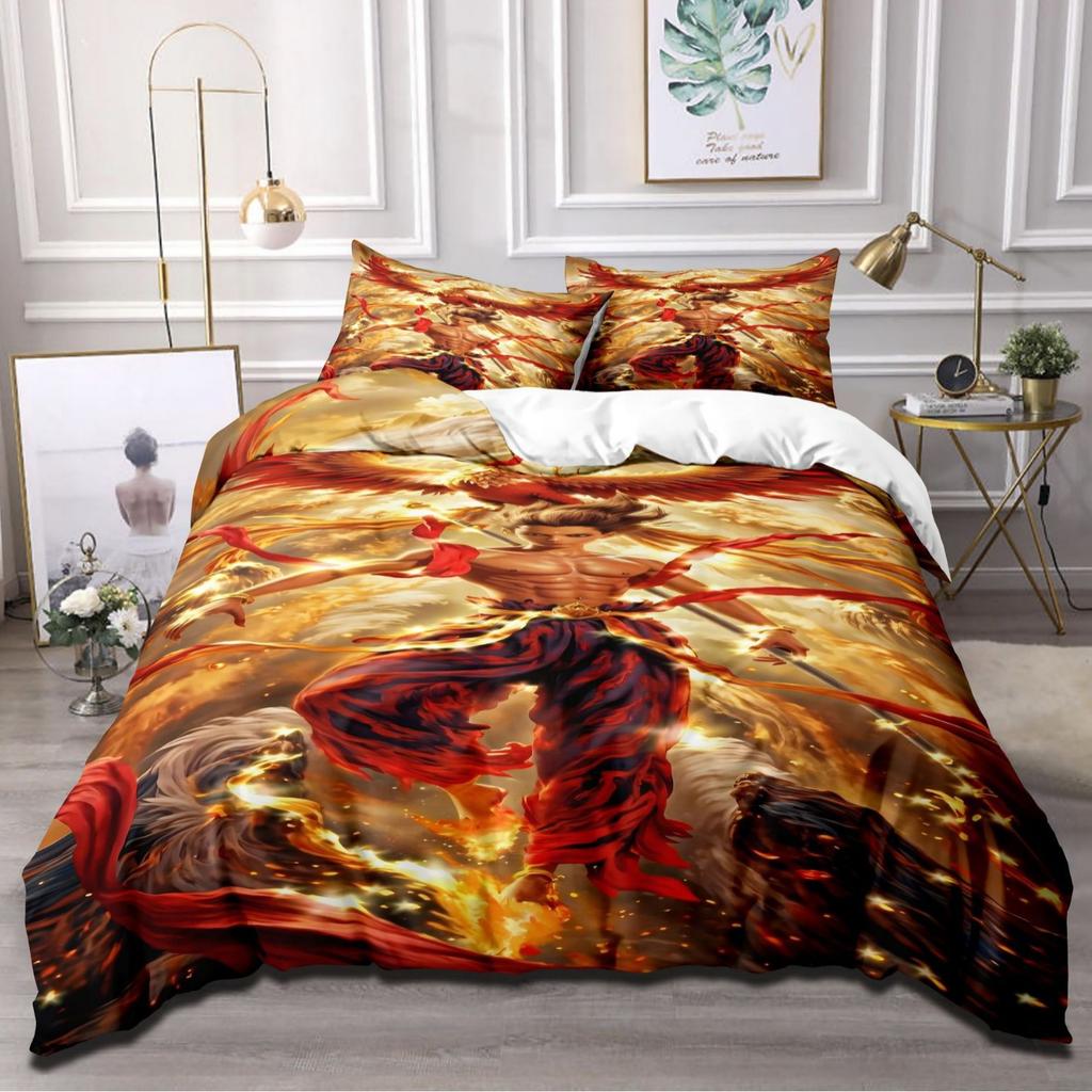 Cartoon Animation Movie Quilt Cover Three-Piece Bedspread