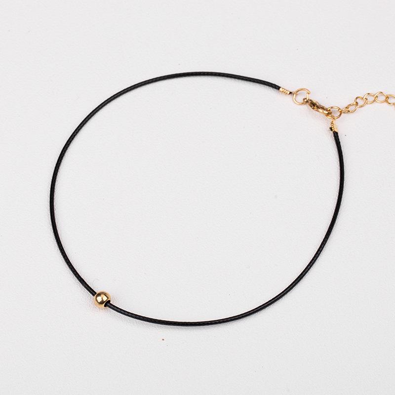 Korean Harajuku Velvet Ribbon Choker Necklace - Women's Fashion Clavicle Chain