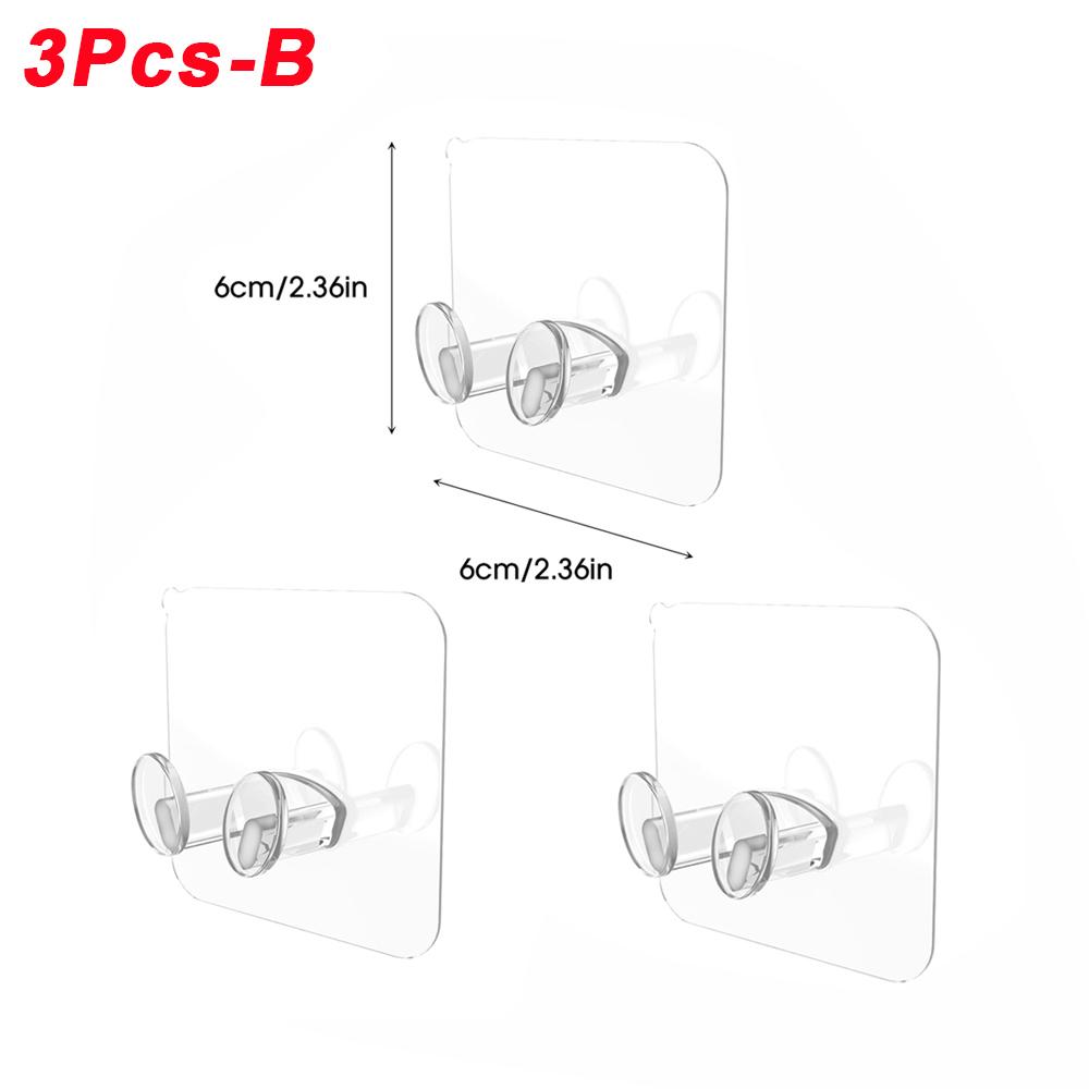 6/1 STÜCKE Wandmontierter Rasiererhalter Aufbewahrungshaken Schlagfreie Wandbehang Lagerregale Home Badezimmer Regal Organizer Zubehör