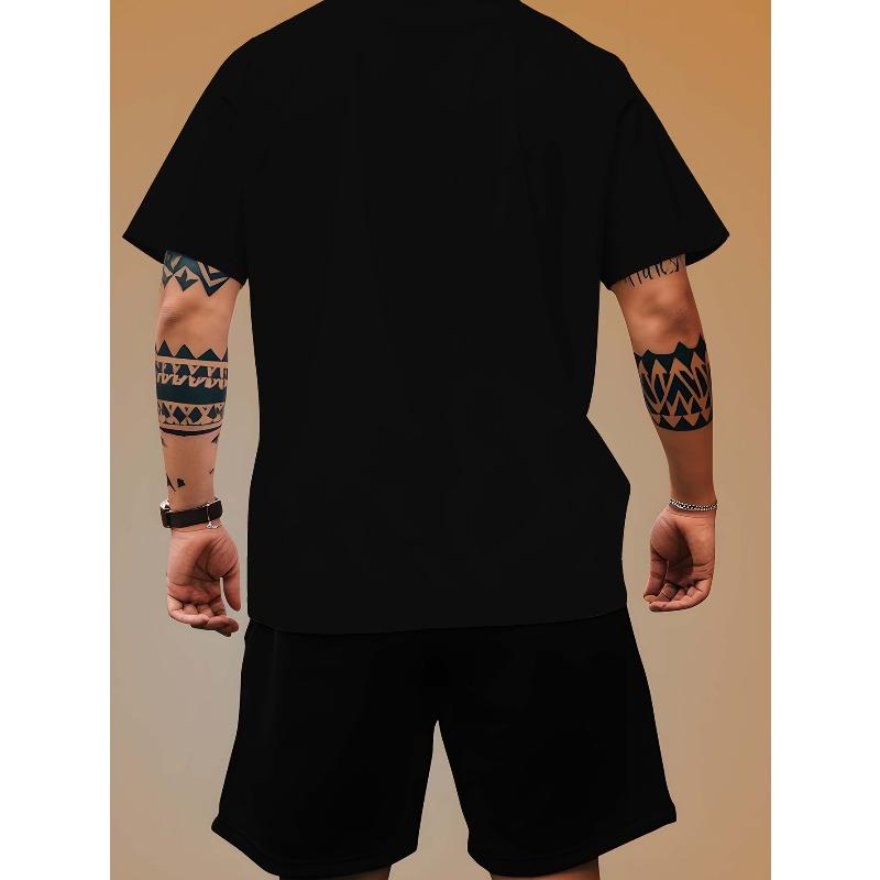 European Size Dallas Football Men's Latest Trendy Short-sleeved T-shirts Summer Fashion Print European and American Men Casual Sports Loose T-shirts