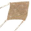 Sparkly Rhinestones Metal Chain Nipple Cover Reusable Sexy Bra Body Chain with Tassel Underwear Accessories Pasties