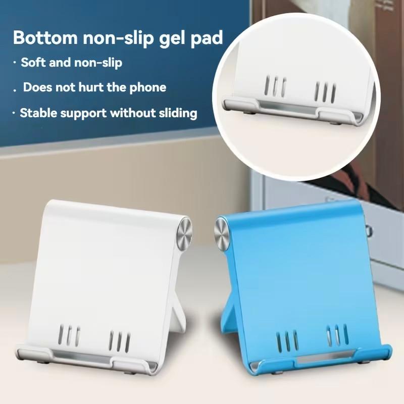 Adjustable Mobile Phone Stand Multi-Angle Foldable Desktop Phone Holder Multifunctional Portable Universal Phone Tablets Stand