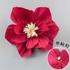 3D Paper Flower Wedding Decoration Set - Bedroom & Living Room Décor with Double Happiness Stickers