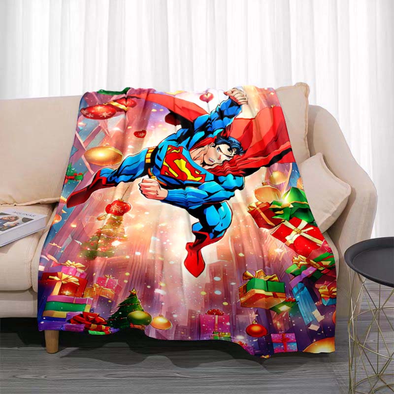 2026 New Superman Character Poster Blanket, Comfortable Home Blanket, Ideal Gift for Fans.