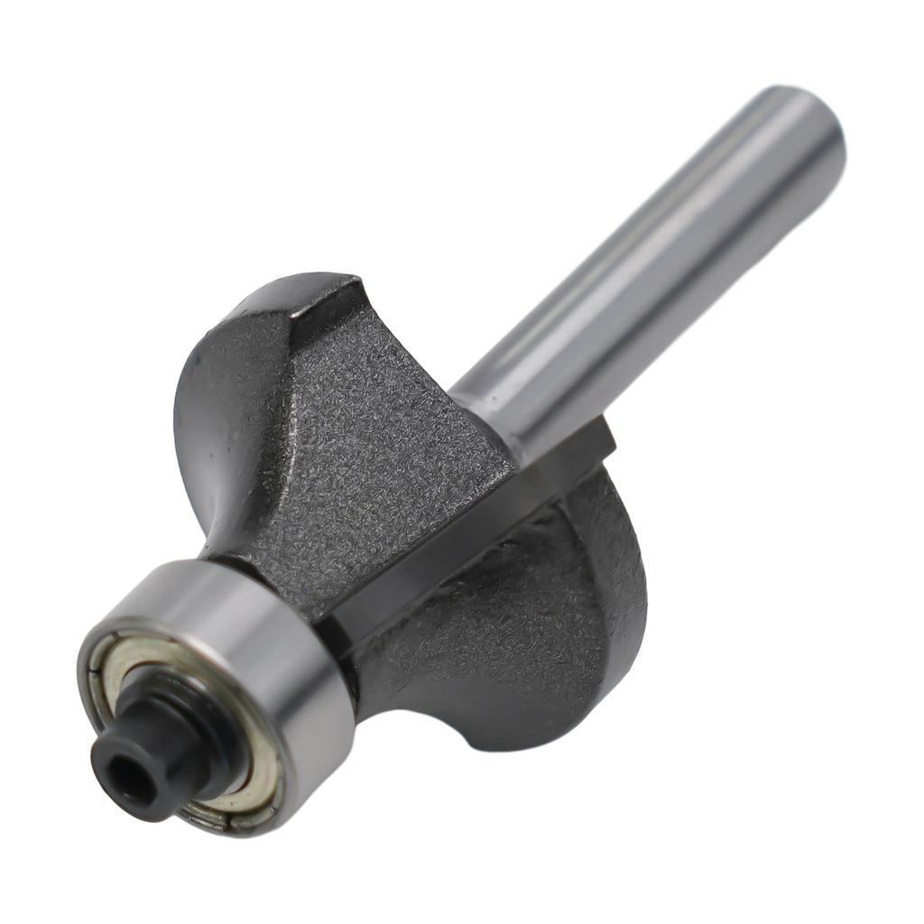 Power Tool Router Bit Woodwork 1pc Metal Milling Cutter Router Bit 6mm Shank Bearing Carbide Industrial Quality Practical