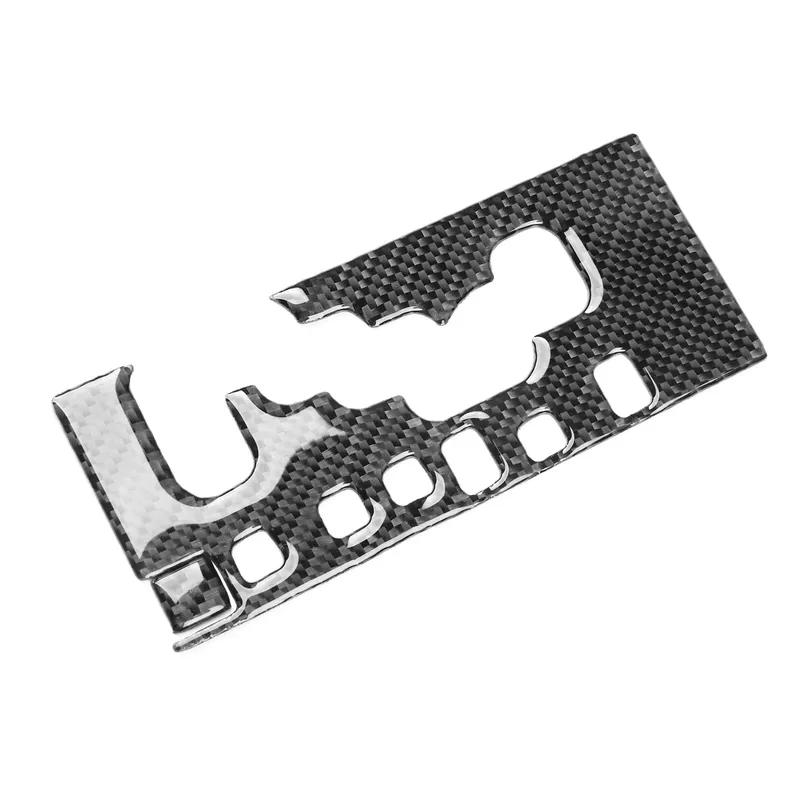 1Pc Carbon Fiber Auto Console Gear Shift Panel Cover Trim Self-adhesive for Toyota FJ Cruiser 2007- Car Interior Accessories
