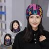 Women's Multifunctional Neck and Hat Scarf: Warm Twist Cap & Mask for Autumn/Winter