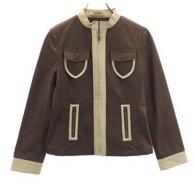 ESTNATION Made In Japan Stand Collar Jacket M Brown Women Used