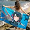 Game Ellen Joe Zenless Zone Zero Shark Cute Towel Soft Dry Beach Towels Trip Towel Swim Summer Vacation Bathing Pool Camp Gift