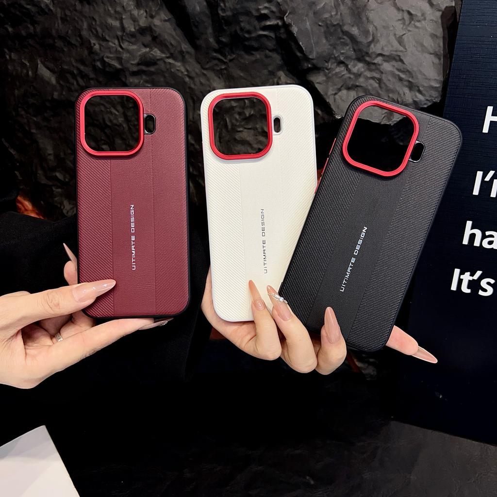 För vivo iQOO Z11 Turbo Fodral Mode Lyxigt Läder Halkfritt Skyddande Baksida för Telefon för iQOO Z11 Turbo Skal Stötsäkert Bumper