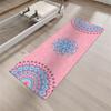 Suede Printed Yoga Mat Rubber Yoga Mat Foldable Anti Slip Wear-resistant Fitness mat Ultra-thin Folding Cushion 68/80cm*1.5mm