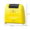 Plus Personal Information Protection Stamp Roller Keshipon Wide Yellow IS-510CM 38-134