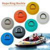 Inflatable Boat Patch PVC D Ring Patch Safe-keeping Rope Holder  Durable Dinghy Boat Rope Ring Buckle