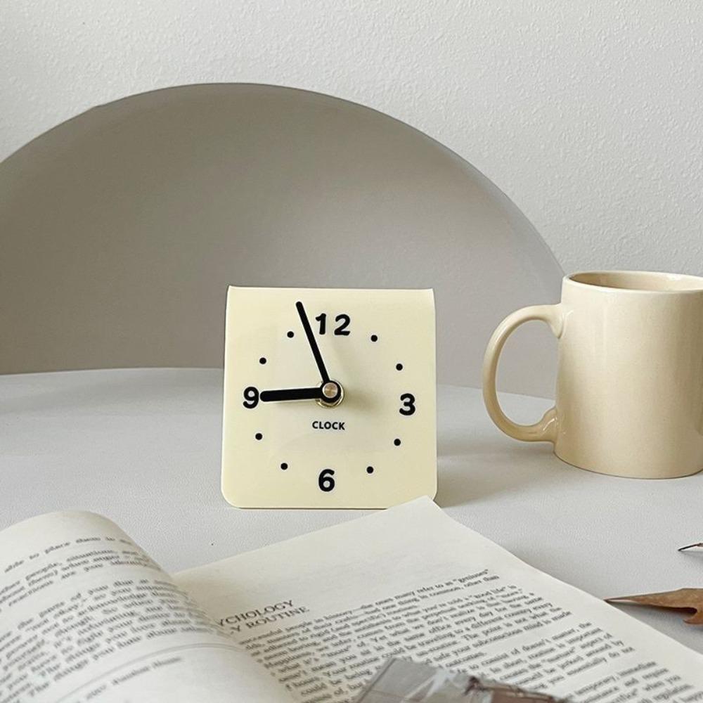 Acrylic Tabletop Clock Silent Desk Clock Home Ornaments Bedside Table Clock  Student