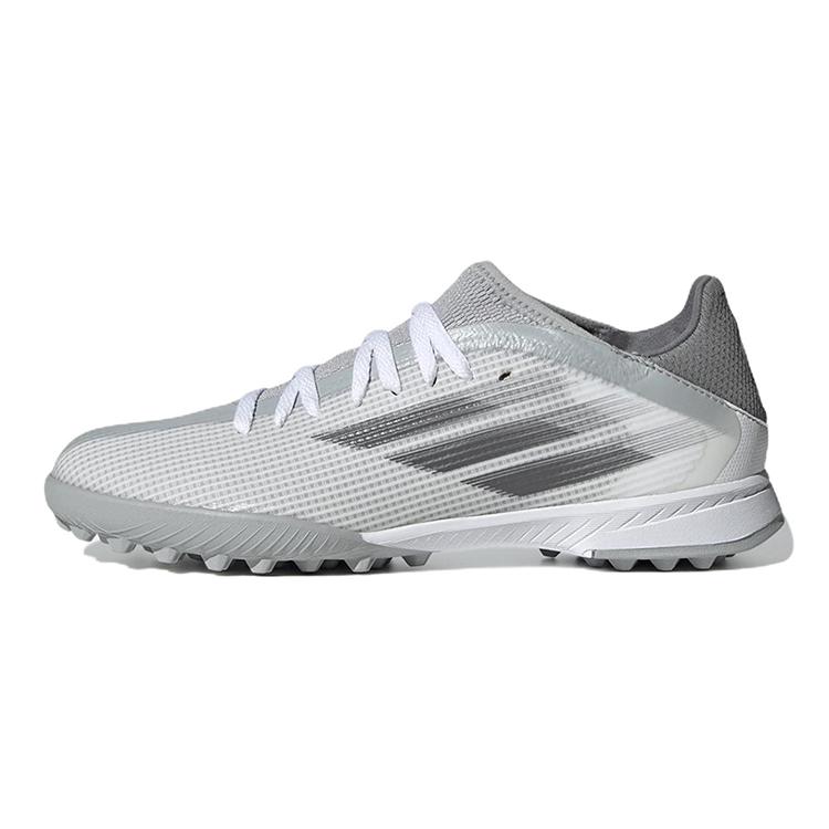 Adidas X Speedflow.3 Slip Resistant Abrasion Resistant Low top Soccer Shoes Gray Kids  FY3322 32