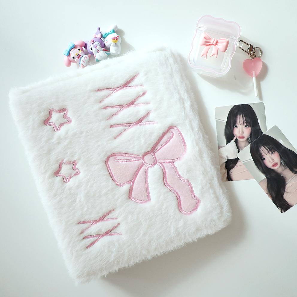 Bom Bom A5 6-hole fur photo binder album