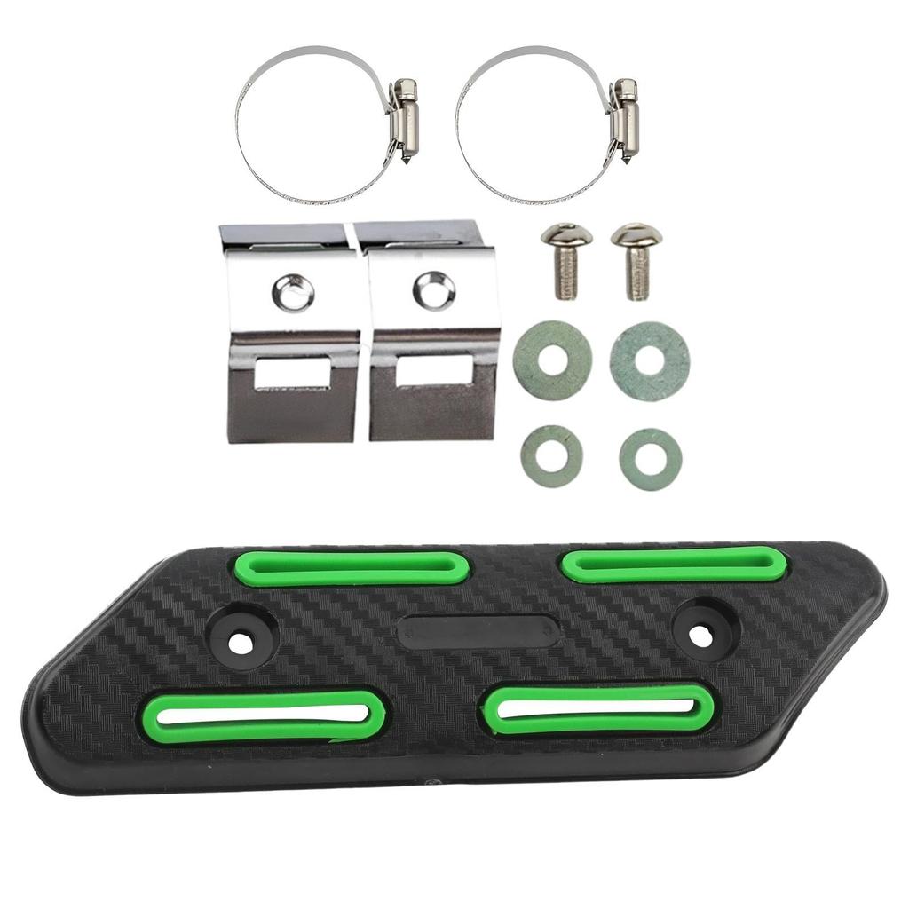 Motorcycle Heatshield,Exhaust Heat Shield - Off-Road Motorcycle Exhaust Duct Heat Shield Lid Motorcycle Retro