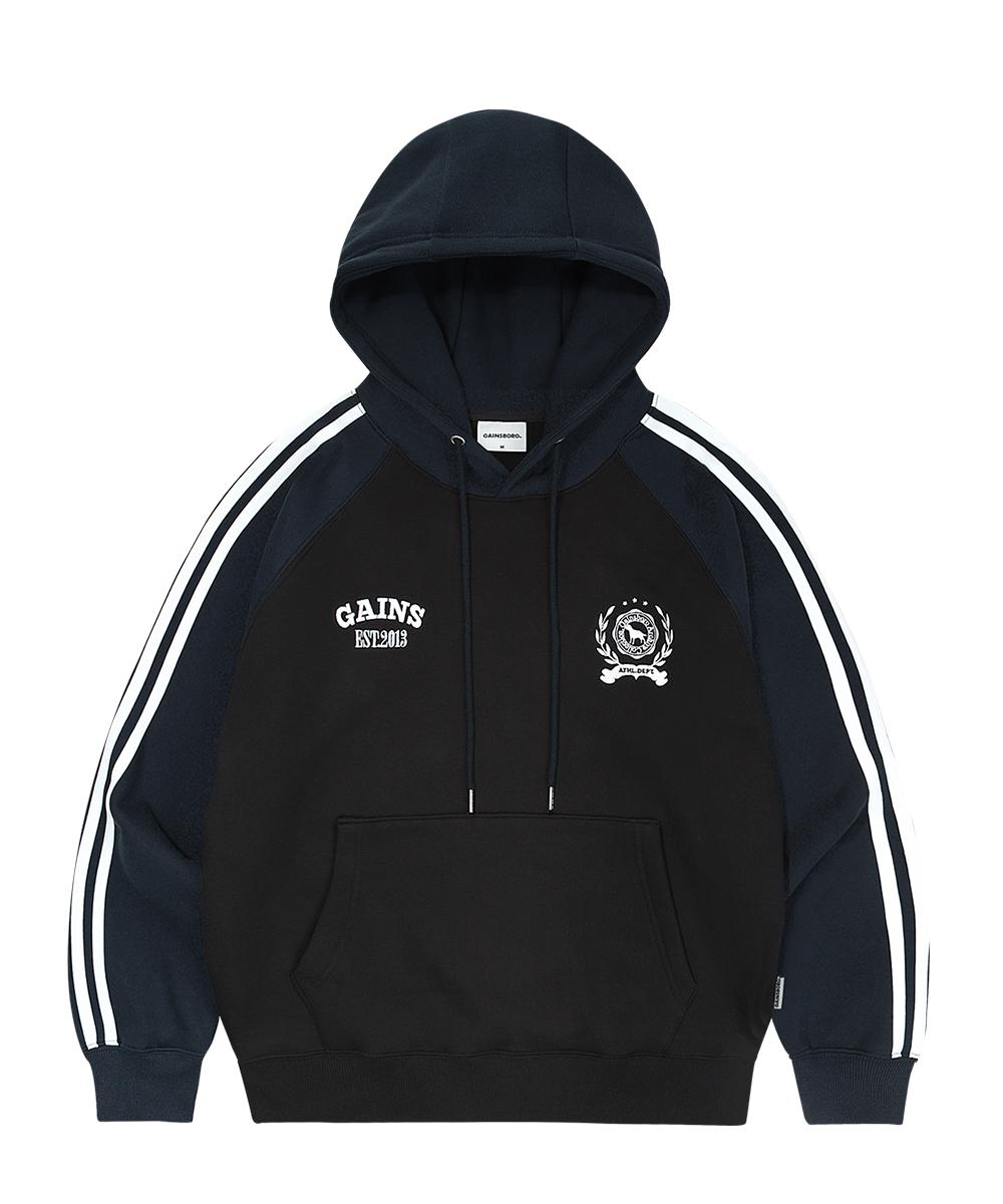 Gainsboro Laurel Golden Track Raglan Hoodie_Black See Main Text/S (Brushed)