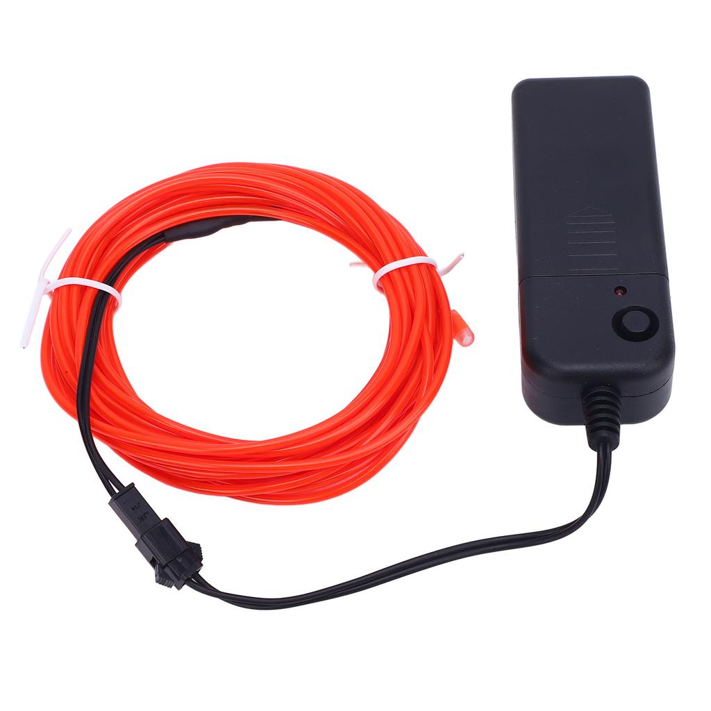 El Wire, 16.4ft Neon 360 Degrees  Cutta Light String Lights, Electroluminescent Neon Strobe Light, Batt Y Op Ated LED Lights for Party, Halloween, D