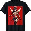 Anime Girl Arch Angel Knight Japanese Aesthetic Otaku Kawaii T-Shirt