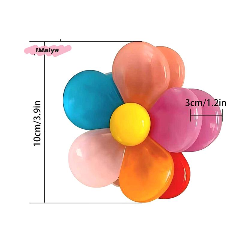 1 Set Flower Type 2-in-1 Magnetic Fridge Clips Multifunctional Food Sealing Clips Kitchen Accessory for Storage