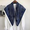 Korean Japanese Sweet Floral Square Scarf Women Summer Decorative Neck Scarf