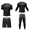 4-Pack Compression Shirts Basketball Running Gym Workout Quick Dry Stretch Athletic Tops