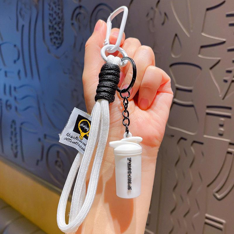 High-Grade Mini Fitness Equipment Keychain Charms & Ornaments