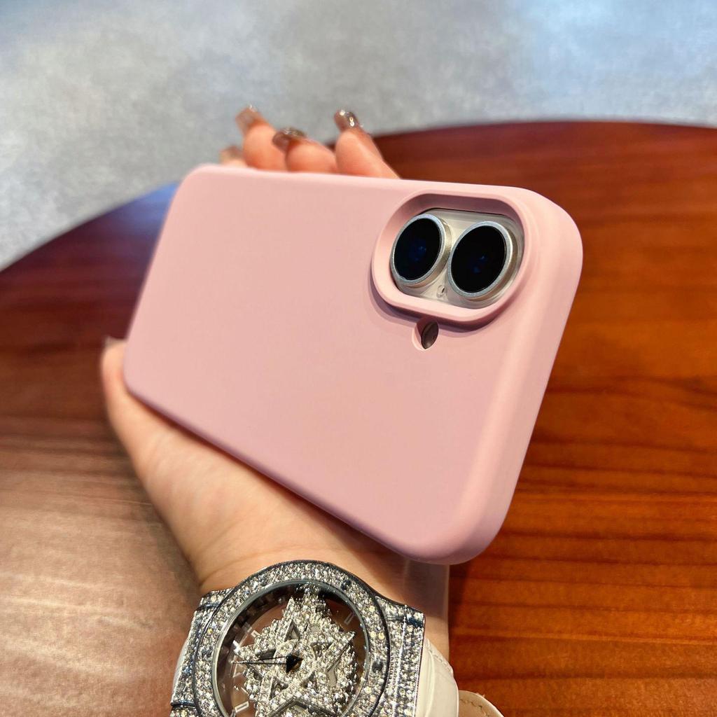 iPhone 17 Pro Max Liquid Silicone Case with Integrated Buttons, Drop-Proof Protection