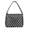 High Quality Solid PU Versatile Small Square Bag Youth Rivet Decoration Sweet Shoulder Bag Sewing Thread Concise Women's Handbag